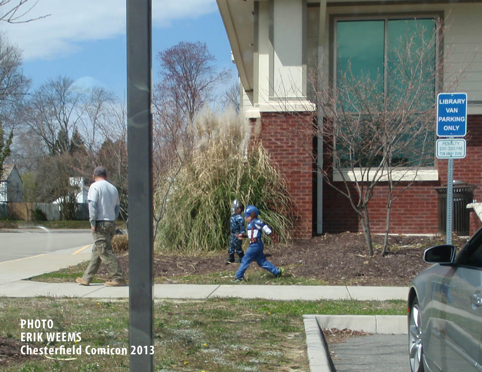 Captain America at Chesterfield Library Comic-Con