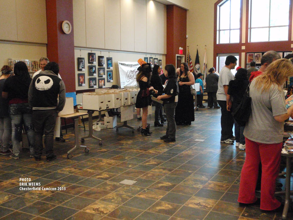 Vendor Hall at the Chesterfield Comic Con 2013