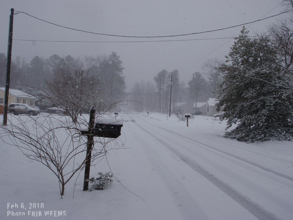 Feb 6 2010 Winter Snowfall