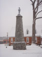 Snow Picture Confederate Memorial Chesterfield Virginia