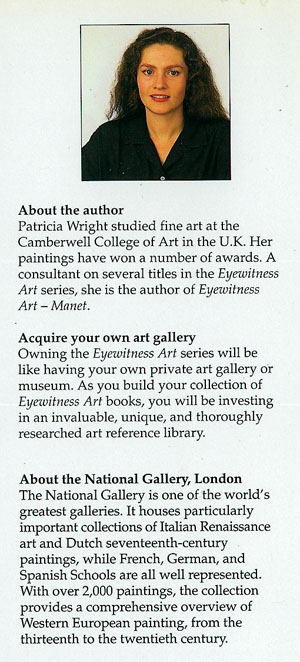 Flap Text about Eyewitness Art: Goya by Patricia Wright