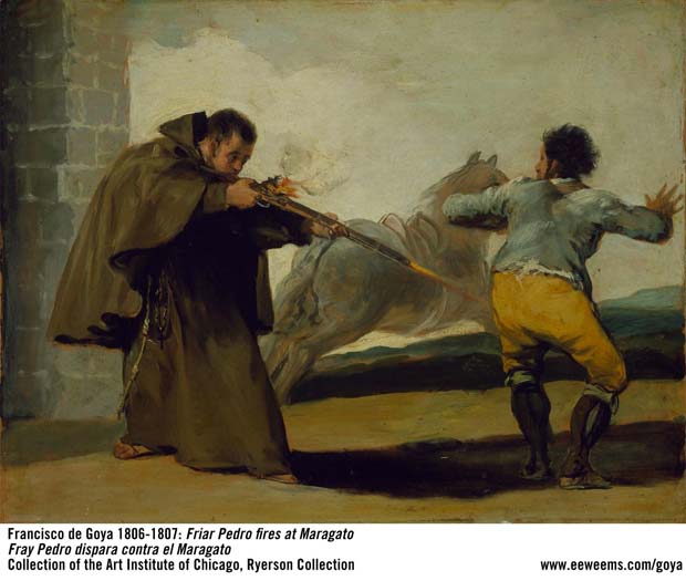 Goya - Sequential art - Friar Pedro defeats the bandit El Maragato - frame 5