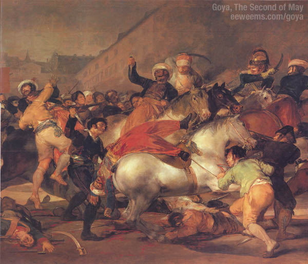 The Second of May by Francisco de Goya. Goya the Second of May