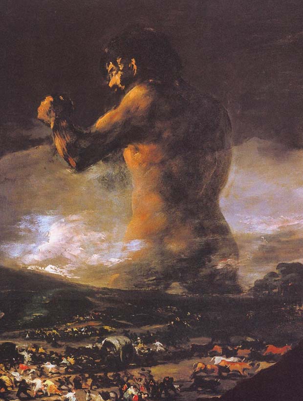 El Coloso - The Giant - Goya