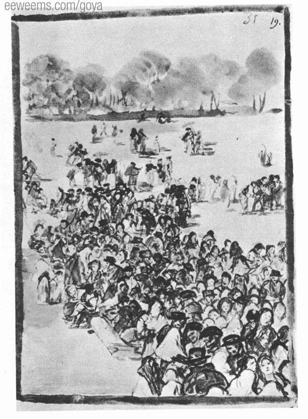 Goya drawing San Isidro