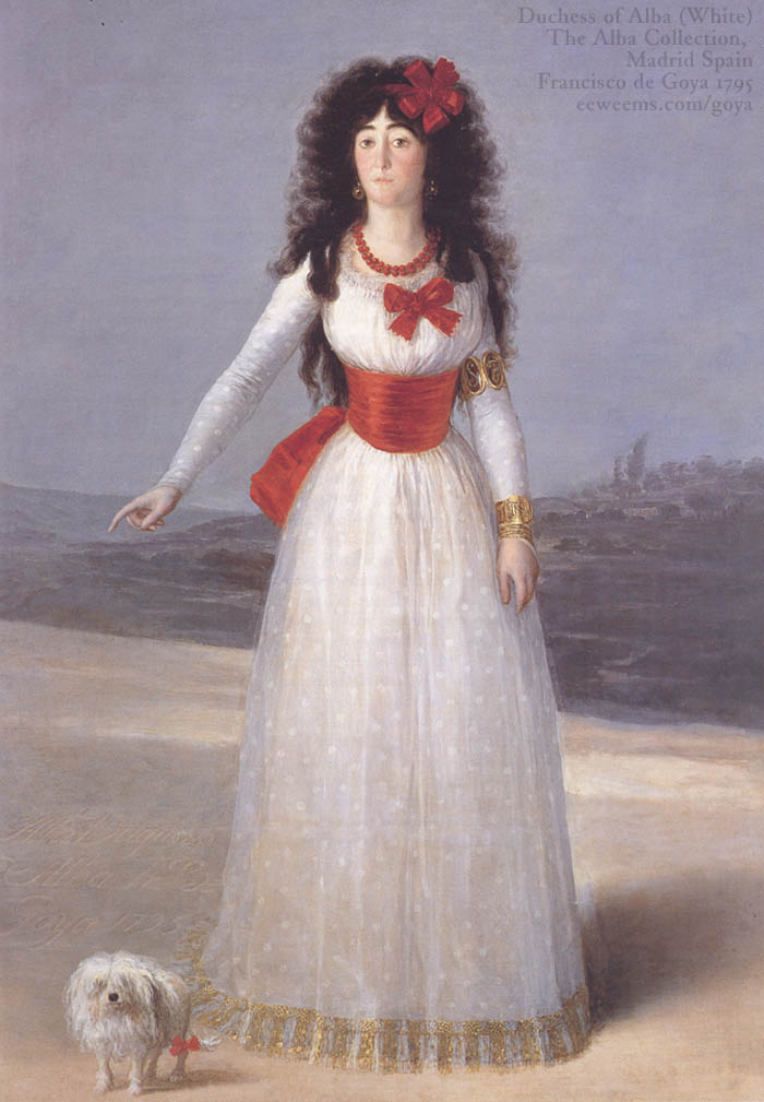 Duchess of Alba White Goya