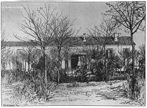 Hoem of Goya called la Quinta de Goya