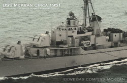 USS McKean Stern