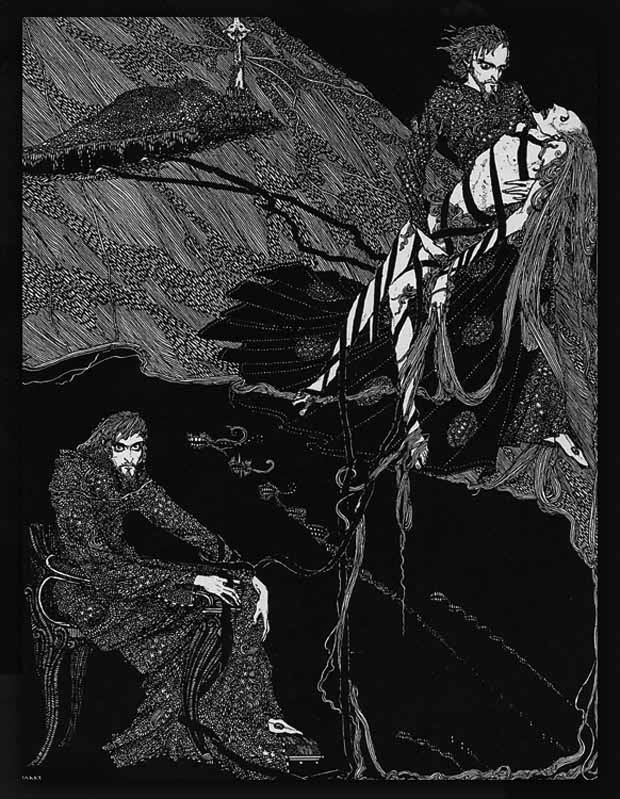 1919 Henry Clarke art  -  Poe Stories