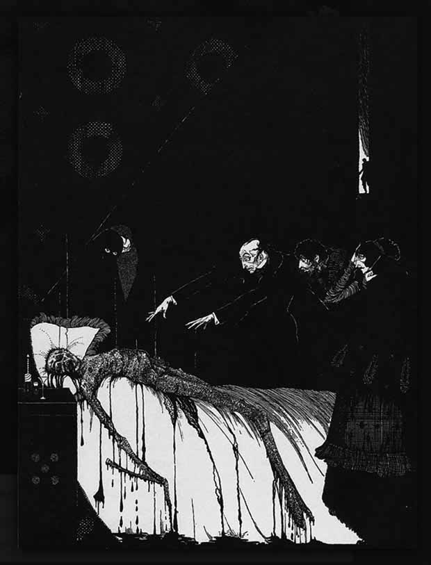 1919 Henry Clarke art  -  Poe Stories