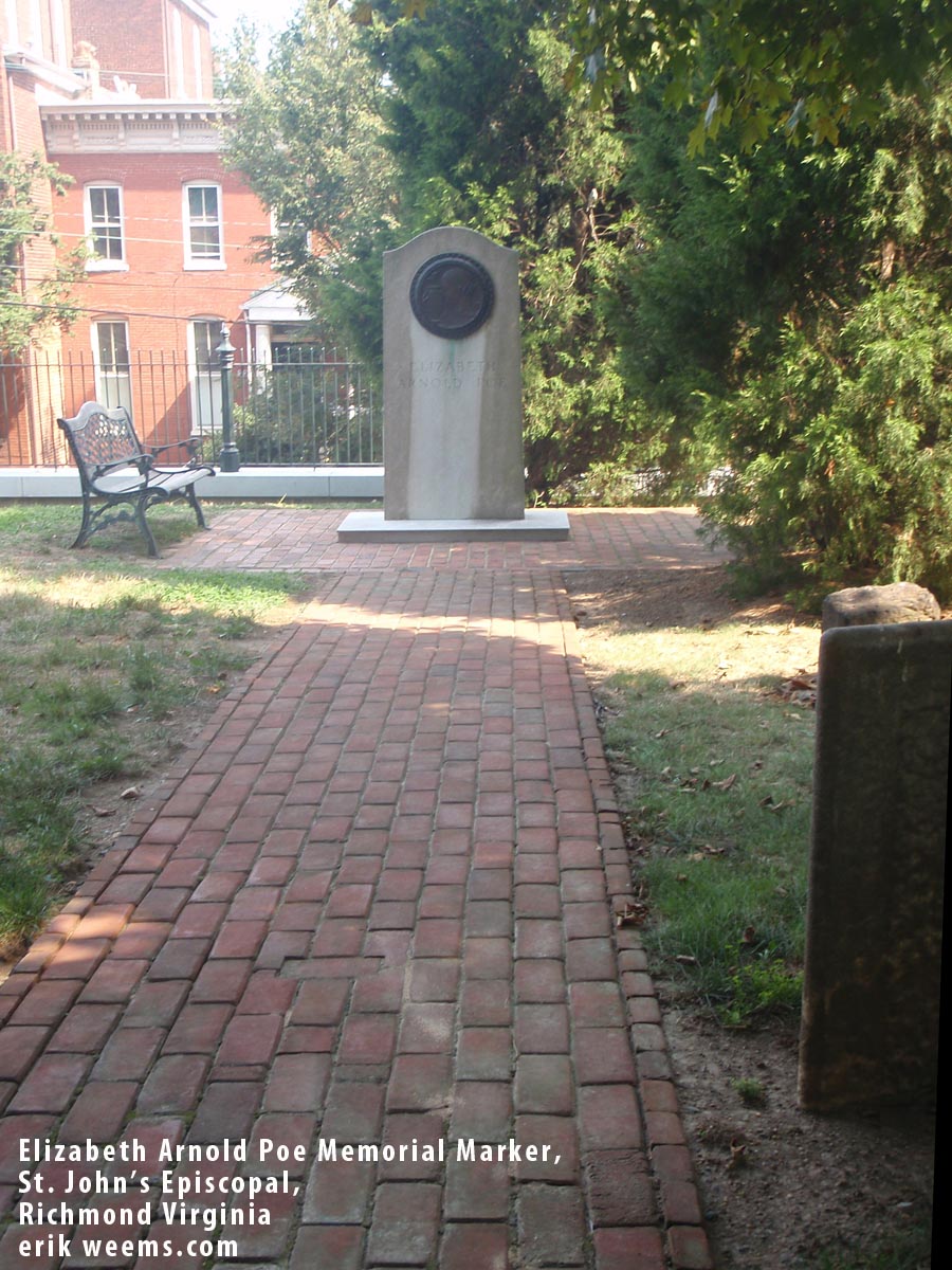 Elizabeth Arnolc Poe Grave