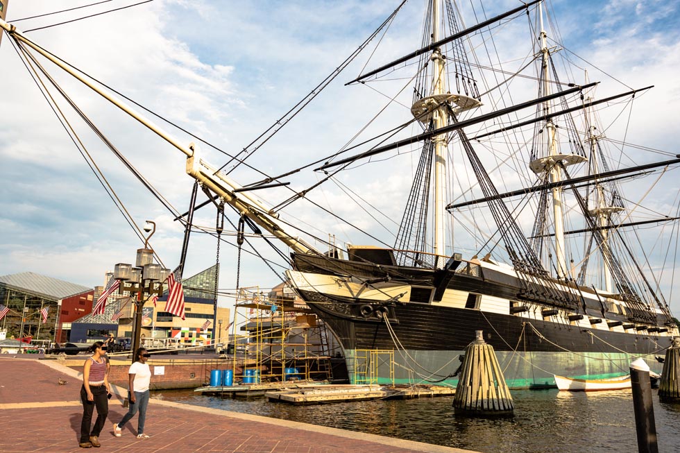 USS Constellation Wooden War Ship