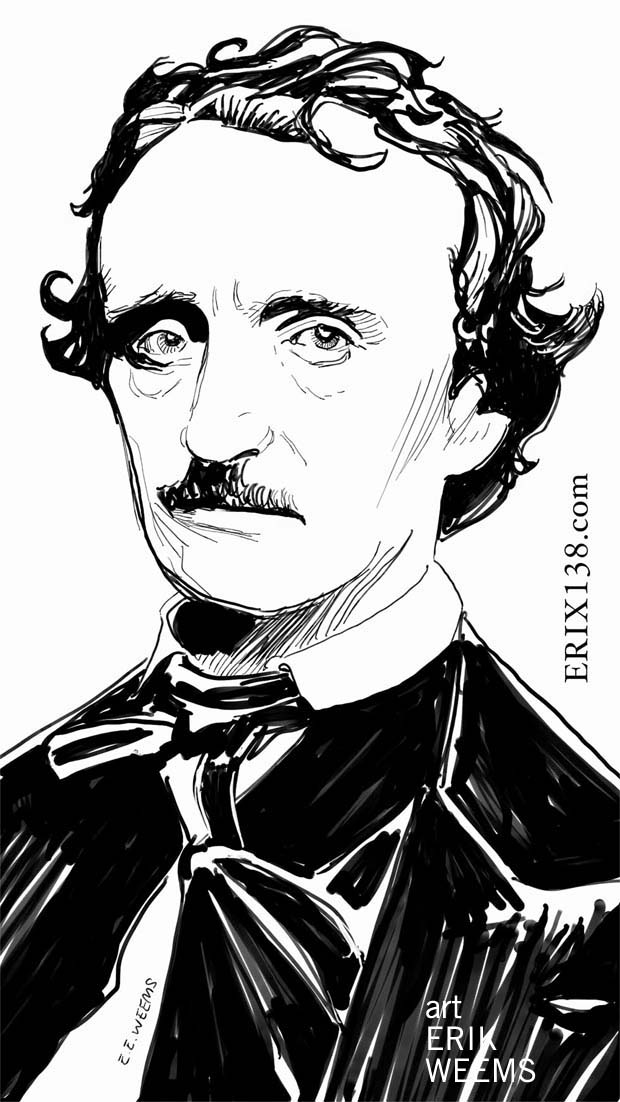 Portrait Edgar Allan poe