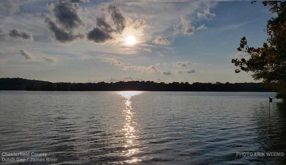 James River Dutch Gap Lagoon in Chesterfield County