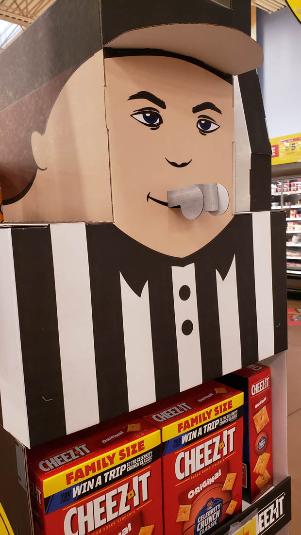 Grocery store Super Bowl Cardboard