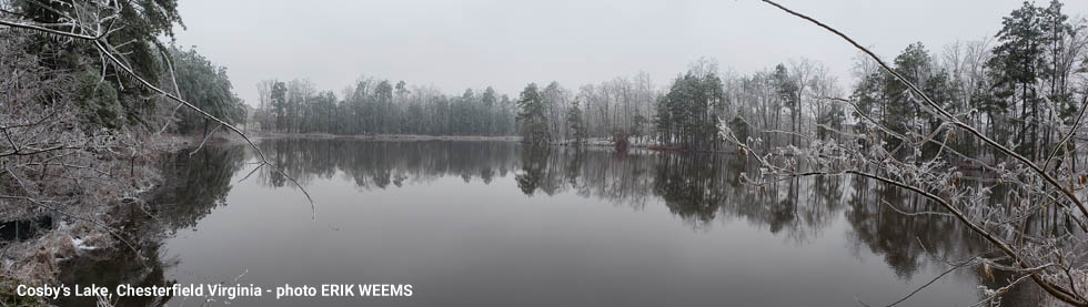 Cosbys Lake in Winter