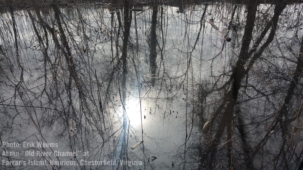 Reflection at Old River Channel - Chesterfield, Virginia - Farrars Island