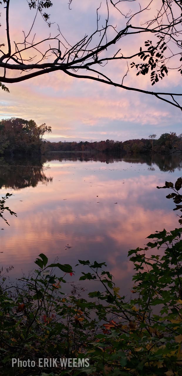 Sunset on the James River in Chesterfield