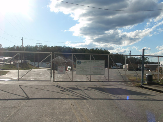 Chesterfield Landfill gate and Dump