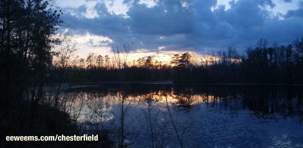 Cosby Lake Chesterfield Virginia Dusk