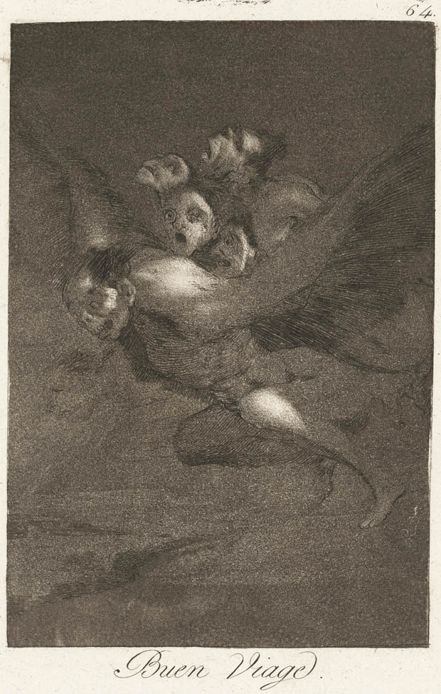 Aquatint Bon Voyage Goya Plate 64