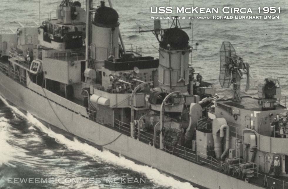 midship - USS McKean DD 784