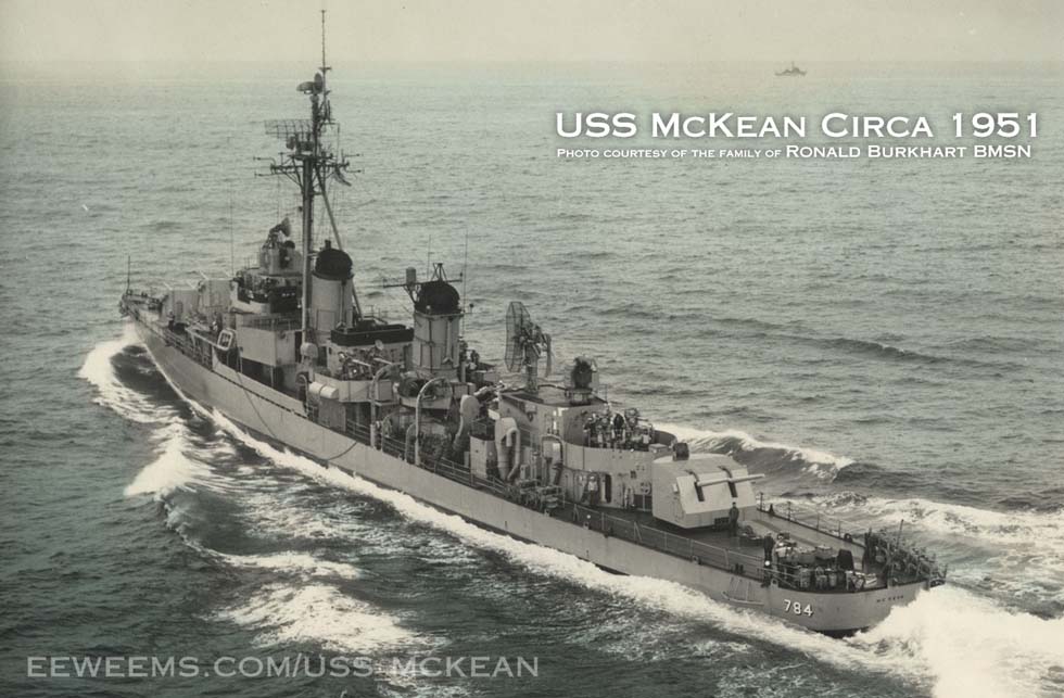 USS McKean DD 784