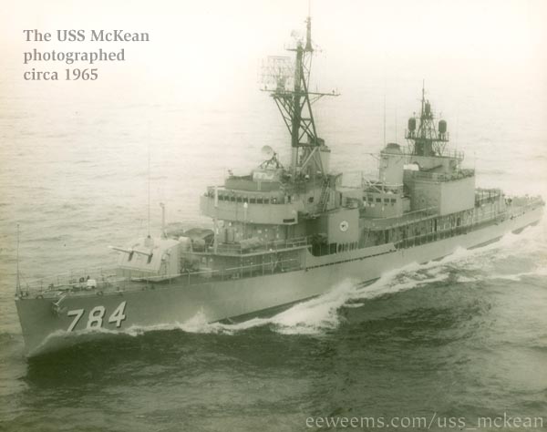 Uss McKean Circa 1965