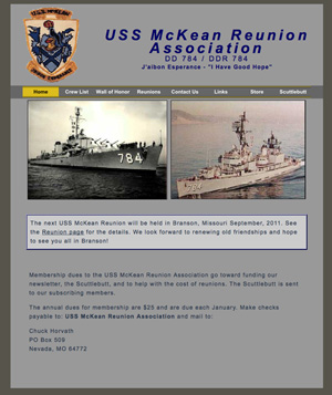 USS McKEAN Reunion