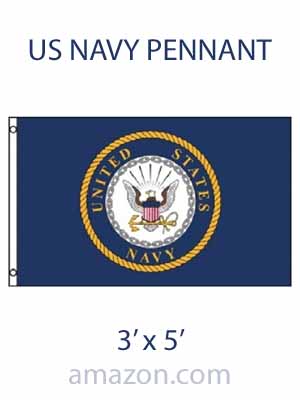 NAVY PENNANT USN